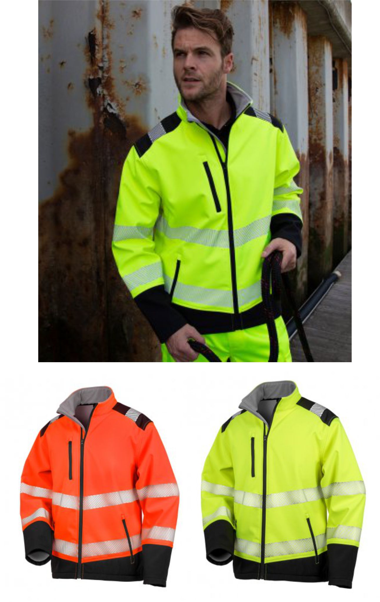 RS476 Result Safe-Guard Printable Ripstop Soft Shell Jacket  RS476 Result Safe-Guard Printable Ripstop Soft Shell Jacket